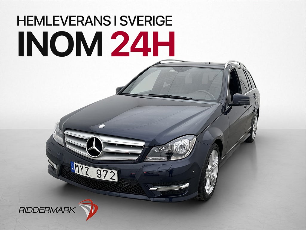 Mercedes-Benz C 200 T AMG Sport Halvskinn P-Sensor Farthåll
