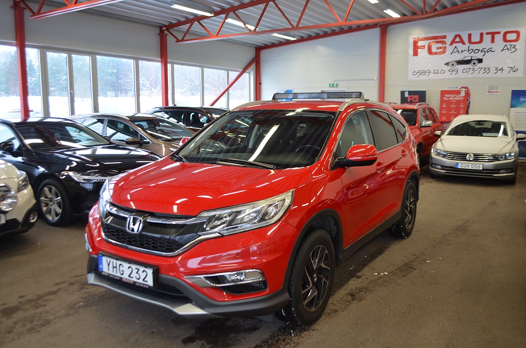 Honda CR-V 1.6 i-DTEC 4WD 160 hk Elegance M-Värmare Drag Euro 6