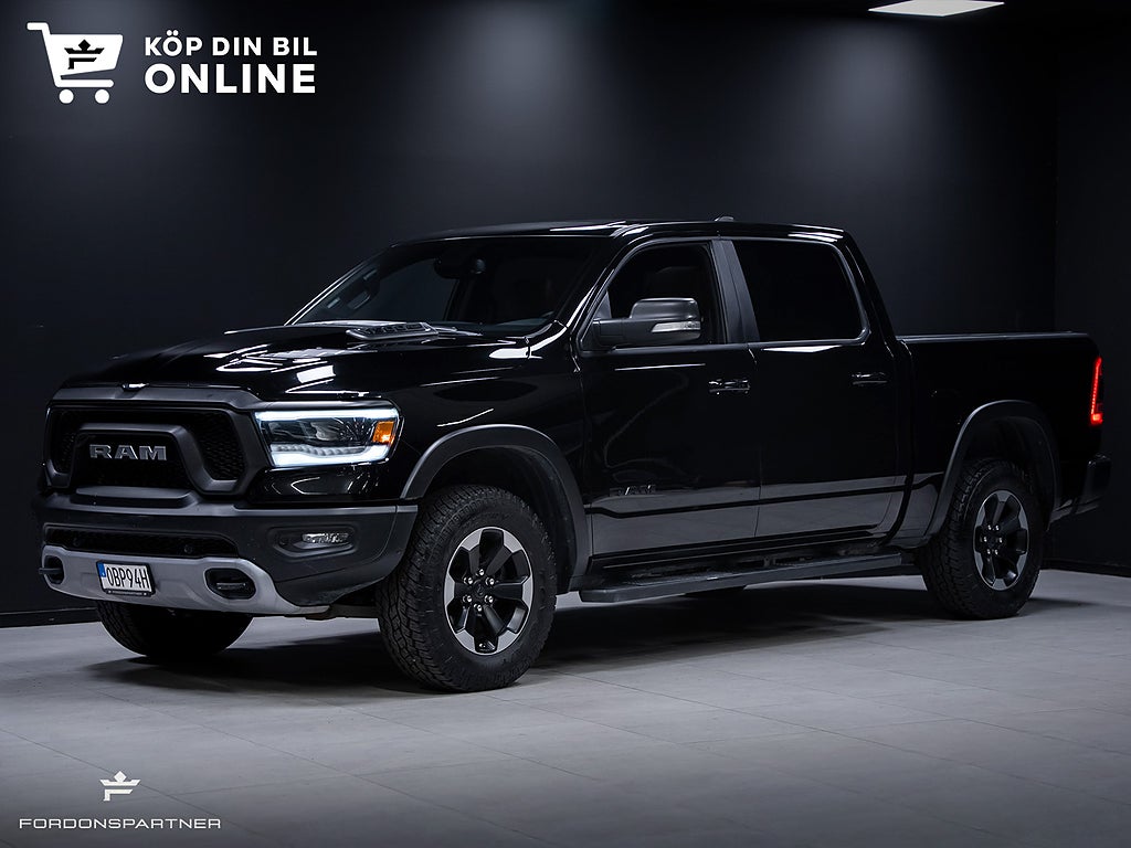 Dodge RAM 1500 1500 Crew Cab 5,7 V8 REBEL PANO SPORTAVGAS LEASEBAR 