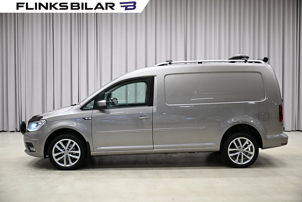 Volkswagen Caddy Maxi 4Motion DSG 150HK Inredd|LED|Nedlackad |SeUtr!