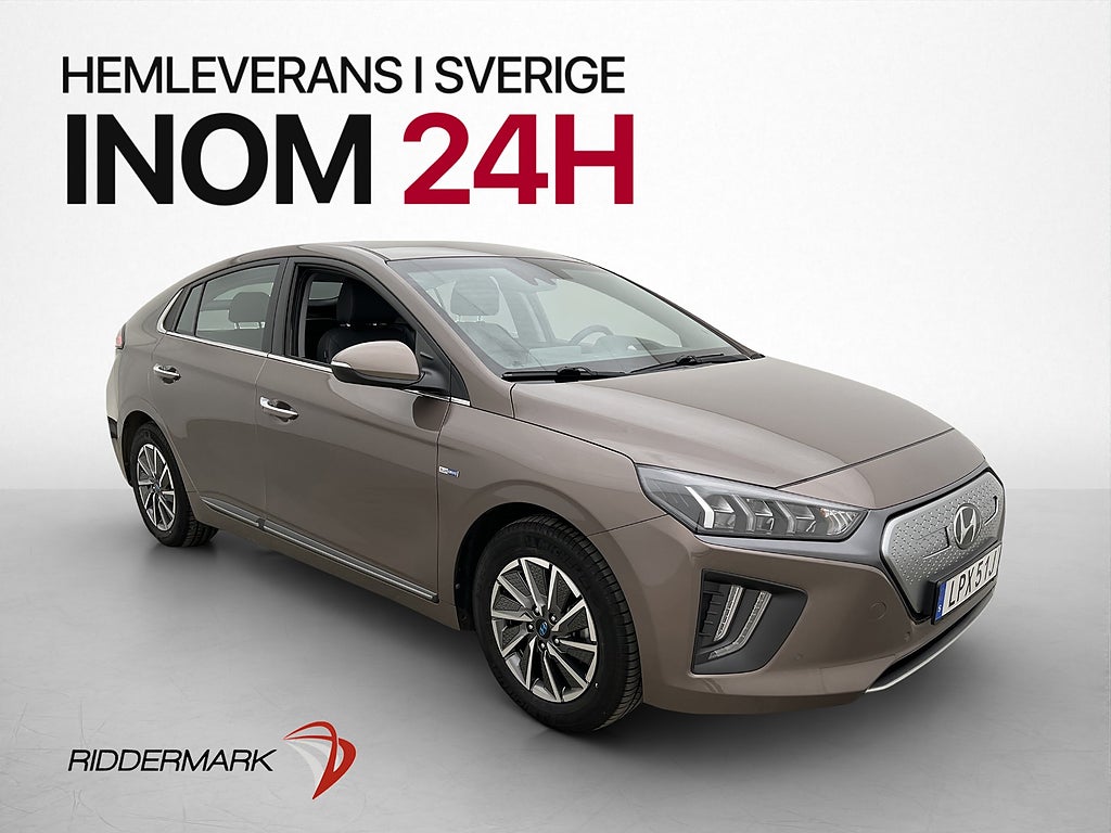 Hyundai IONIQ Electric 38.3 kWh Premium Kamera Rattvärme