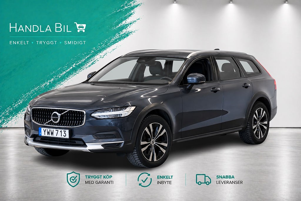 Volvo V90 Cross Country B4 AWD D-Värm Skinn H/K Drag SoV 2958kr/mån