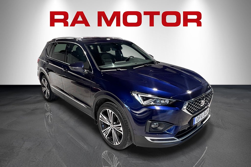 Seat Tarraco TSI 190hk 4Drive Xcellence 7-sits |Drag|P-Värm|Cockpit|