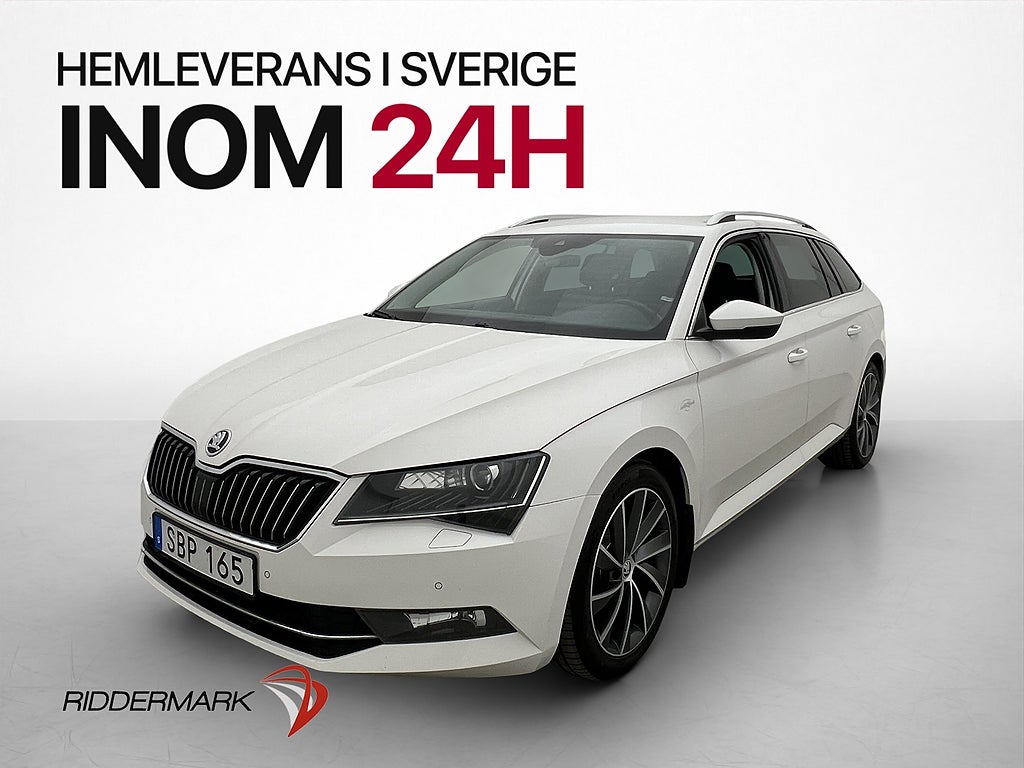 Skoda Superb TDI 4x4 190hk L&K Värmare Canton Kamera Drag