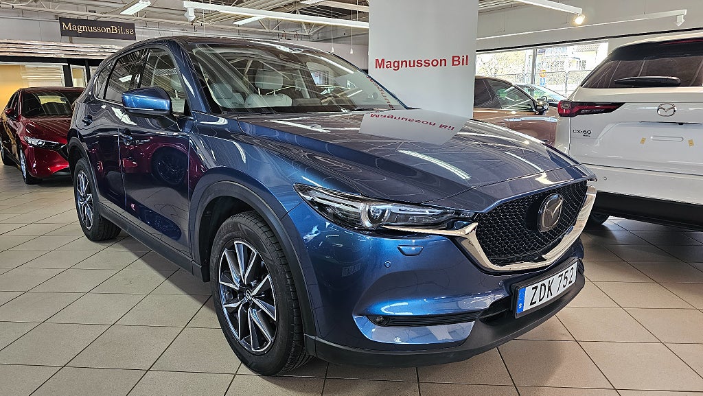 Mazda CX-5 2.2i Optimum Diesel Aut AWD Off-white läder 