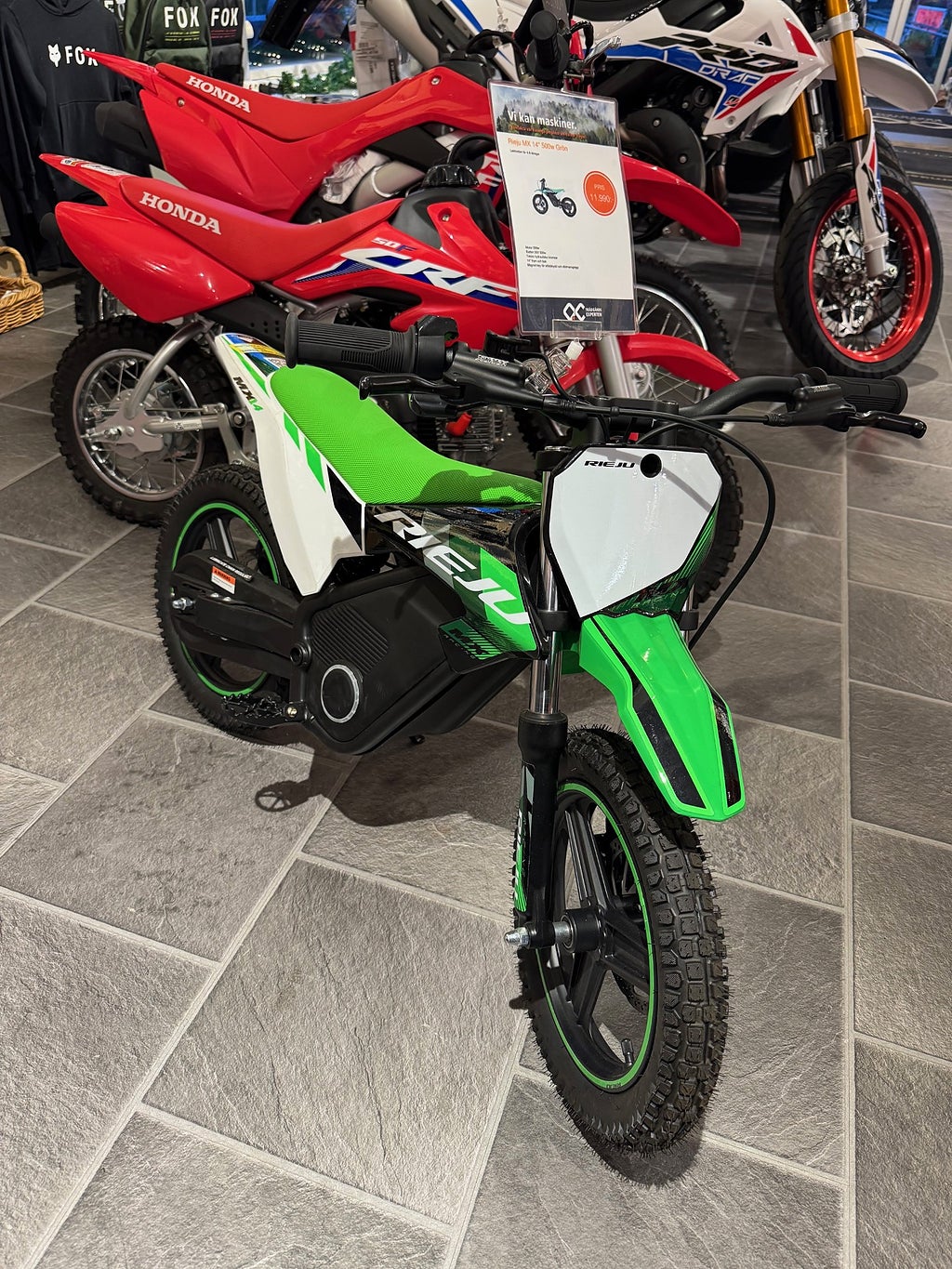 Rieju MX 12”, 250W Lekfordon