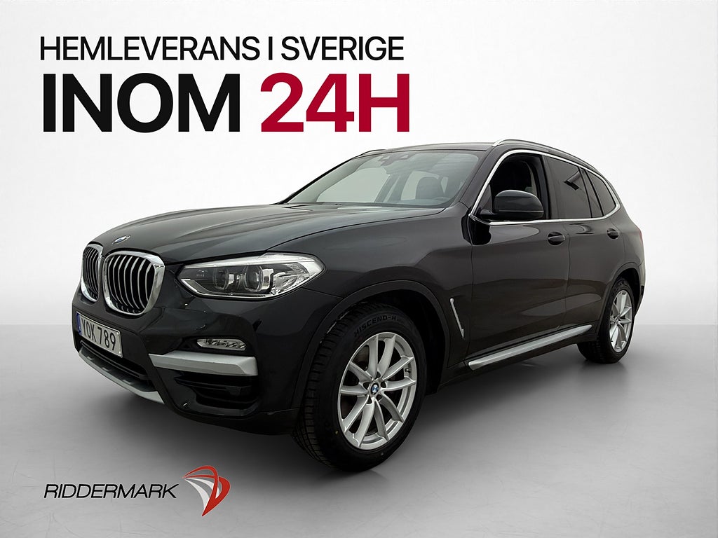 BMW X3 xDrive20d 190hk Cockpit Värm Drag HiFi Navi Gesture