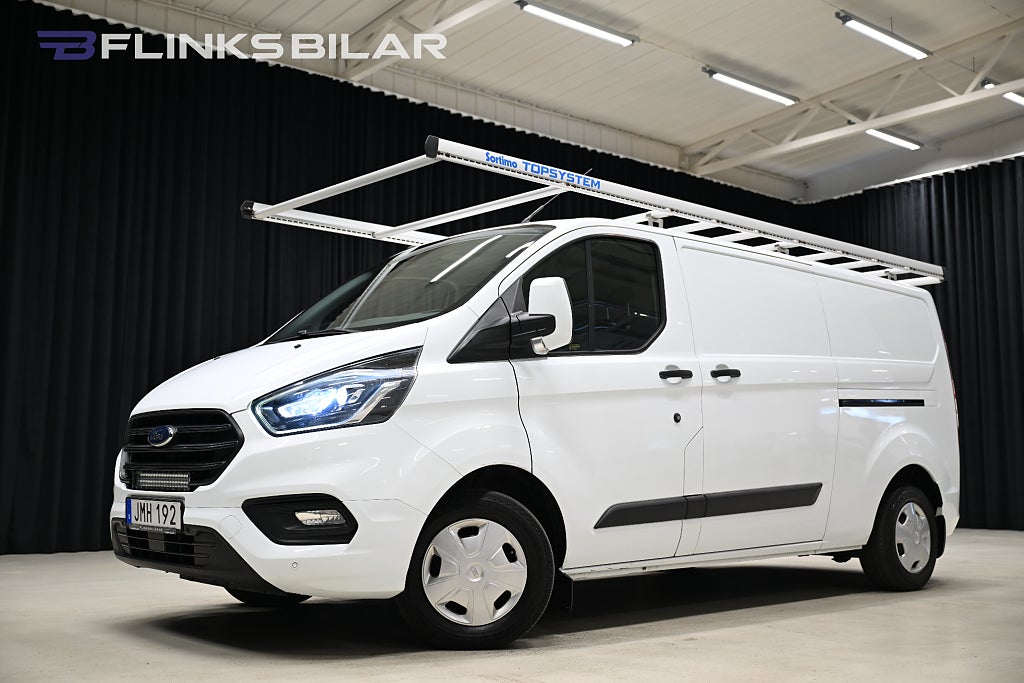 Ford transit Custom 130HK L2|Servicebil|Inredd|Dubbeldörr|Moms|SeUTR