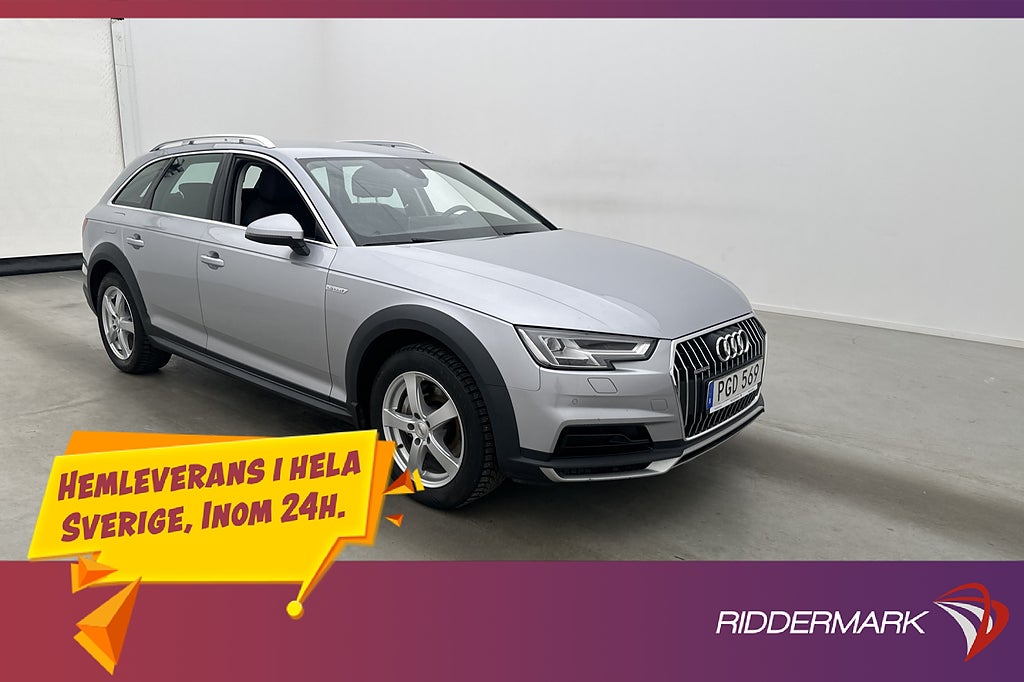 Audi A4 Allroad 2.0 TDI 190hk Q Proline Värmare Cockpit Drag