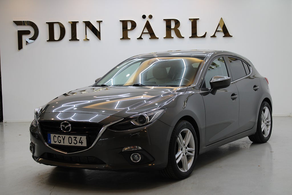 Mazda 3 Sport 2.2 SKYACTIV-D Lågmil  Automat Drag 