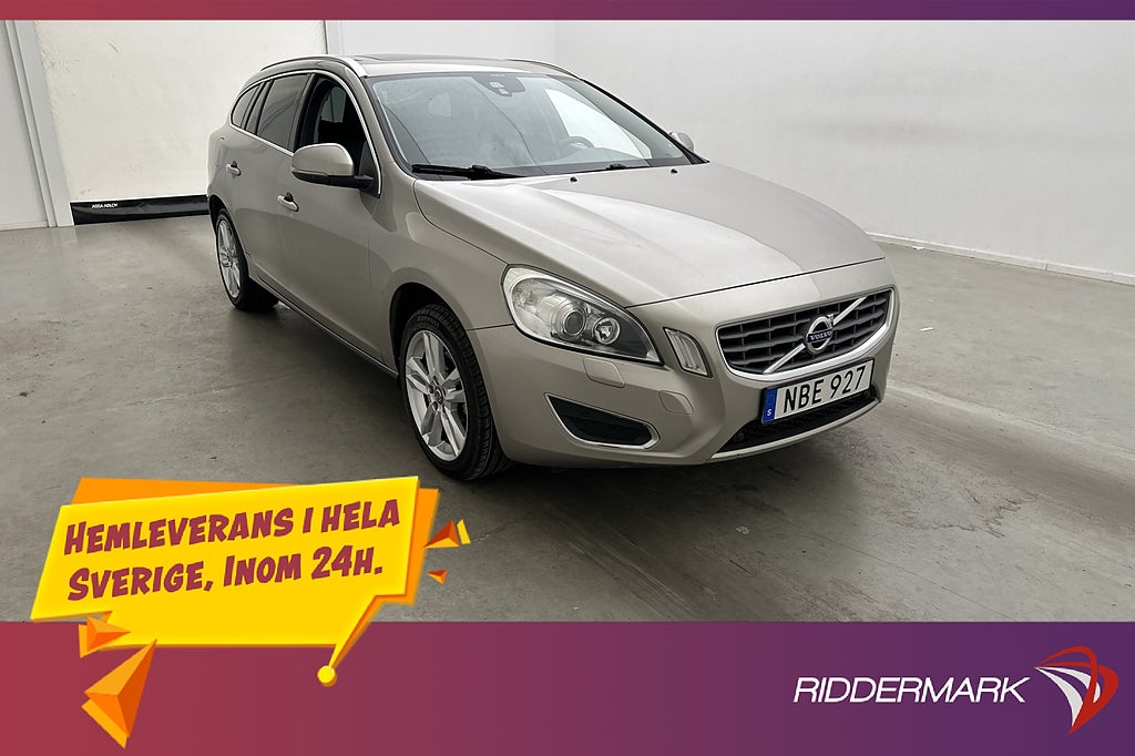 Volvo V60 T4F 180hk Summum Navi Taklucka Dragkrok