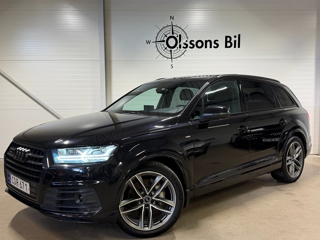 Audi Q7 3.0TDI S Line Drag Luft Matrix Cockpit D-värm 7-sits