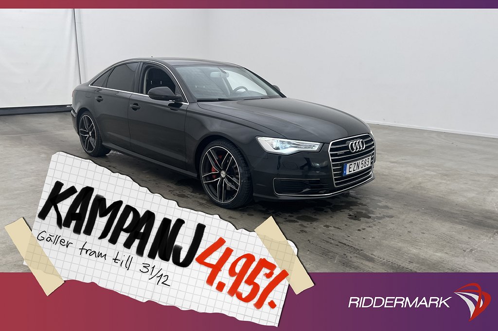 Audi A6 Sedan 3.0 V6 Q 218hk Dieselvärmare 4,95% Ränta