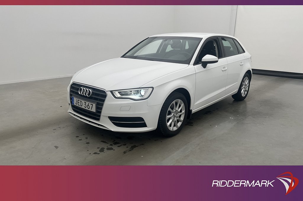 Audi A3 Sportback 1.2 TFSI 110hk Sensorer Farth 0,50l/Mil