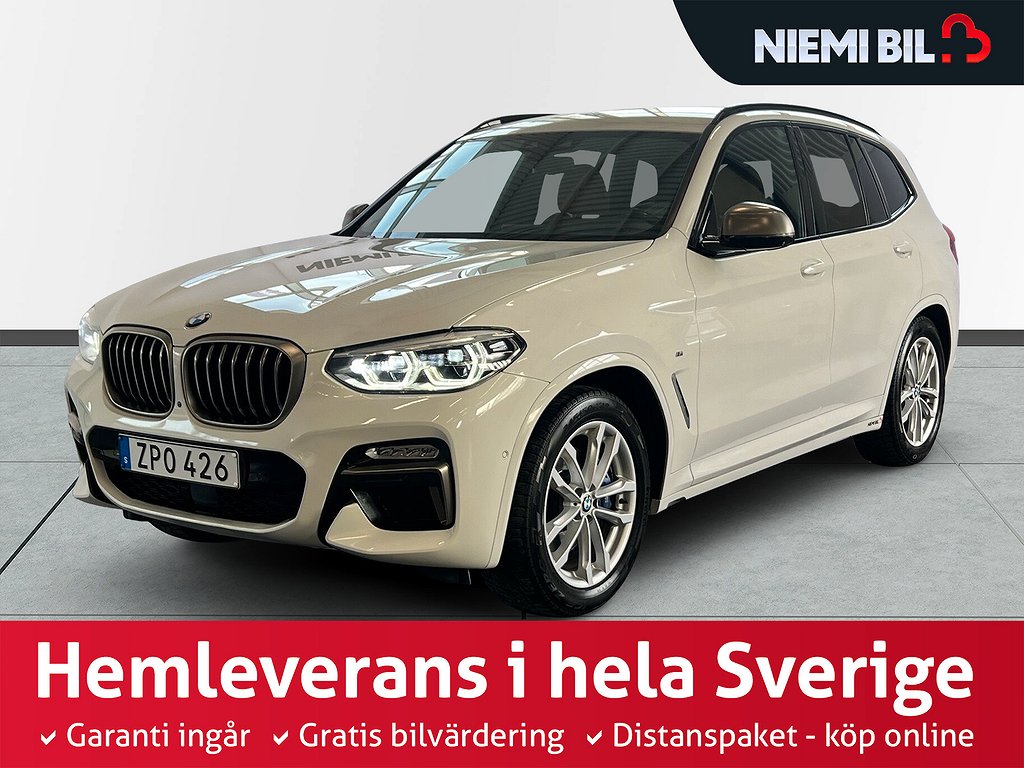 BMW X3 M40d Steptronic S&V-hjul/360kam/Drag/Dvärm/Harman/Kar