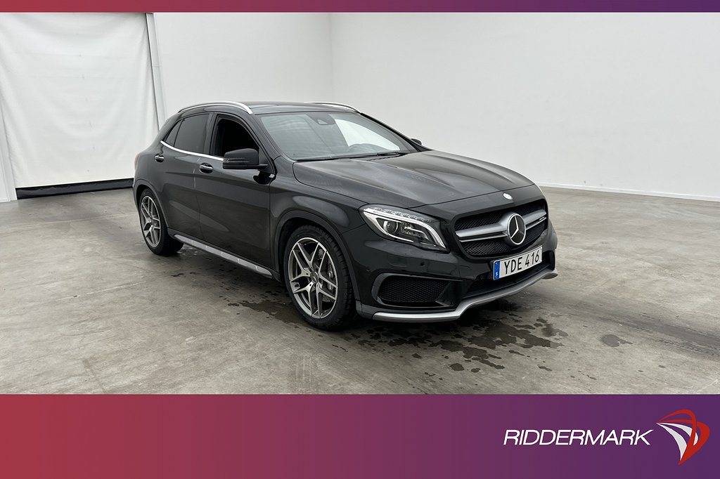 Mercedes-Benz GLA 45 AMG 4M 381hk Pano Kamera Navi Elstol