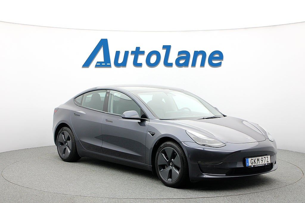 Tesla Model 3 Long Range AWD, Pano, WLTP 614km, 498hk
