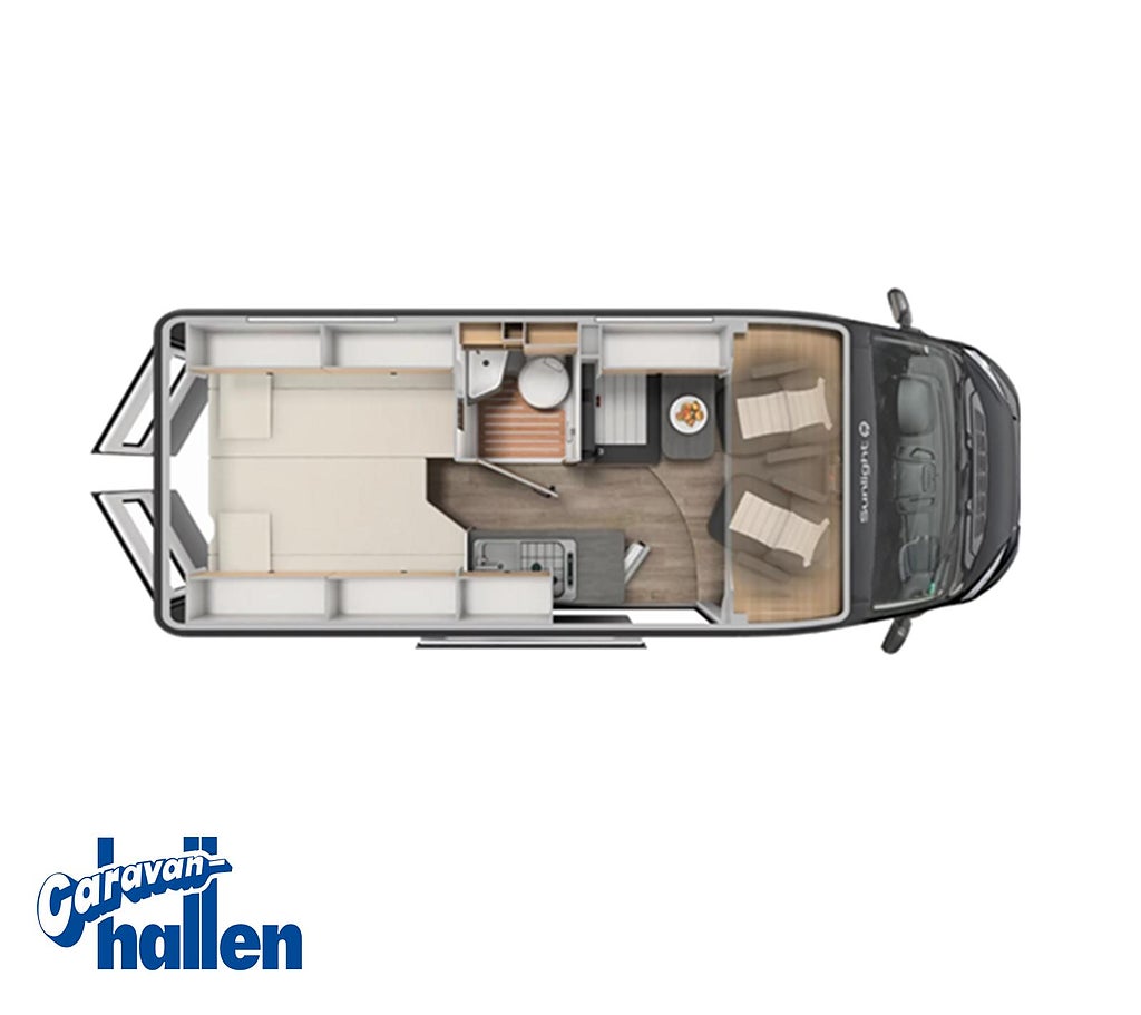 Sunlight Cliff 602 Adventure Edition LÅNGBÄDDAR! (Fiat)