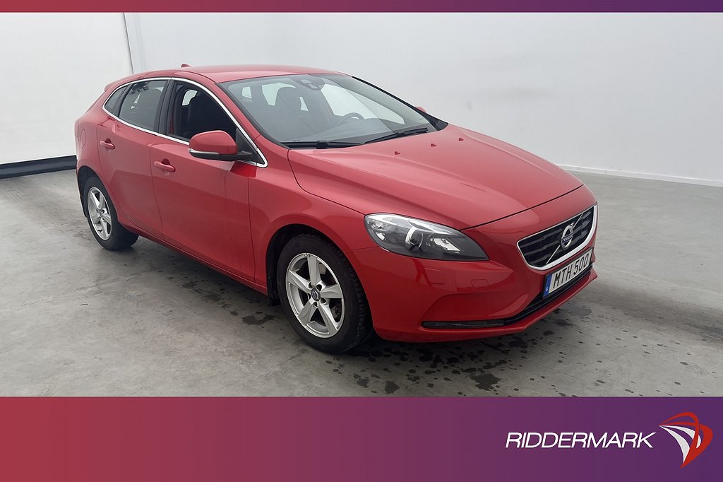 Volvo V40 D2 120hk Momentum Värmare Halvskinn 0,36l/mil