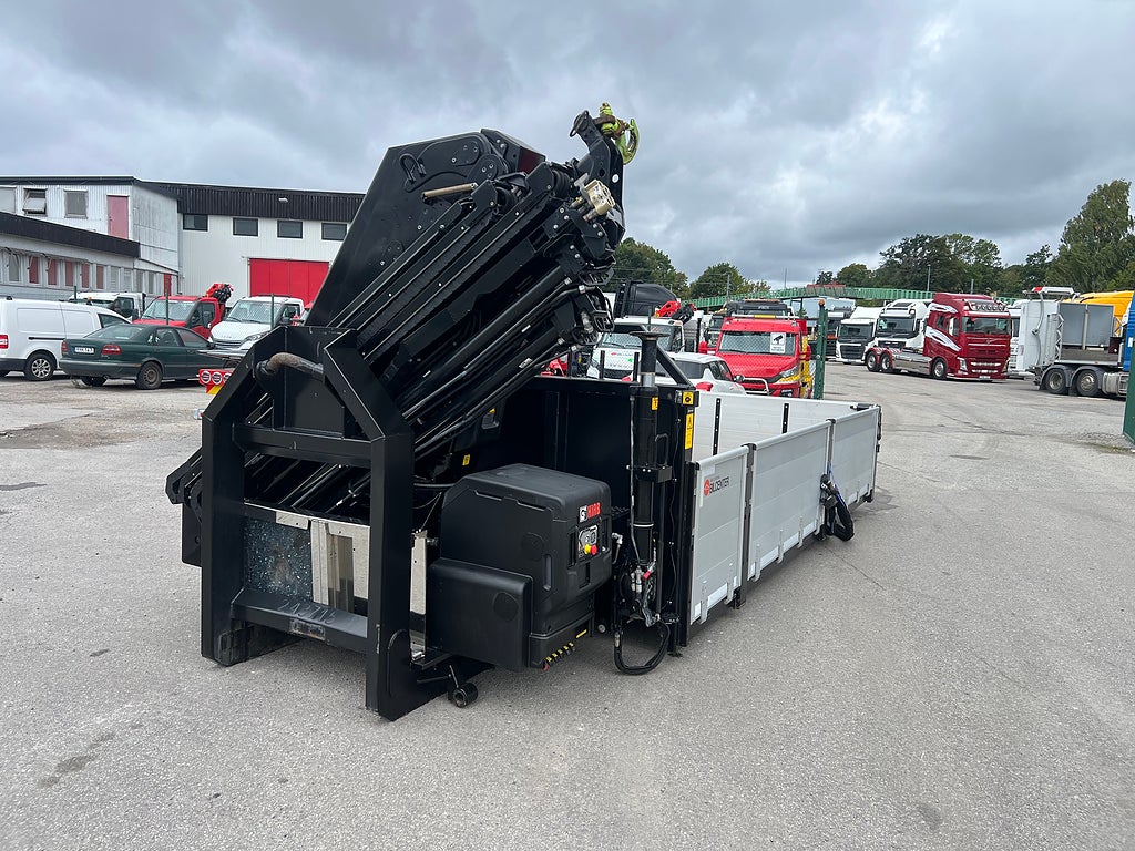 Övriga Kranflak Hiab 232-E5 kran & Schaktlucka