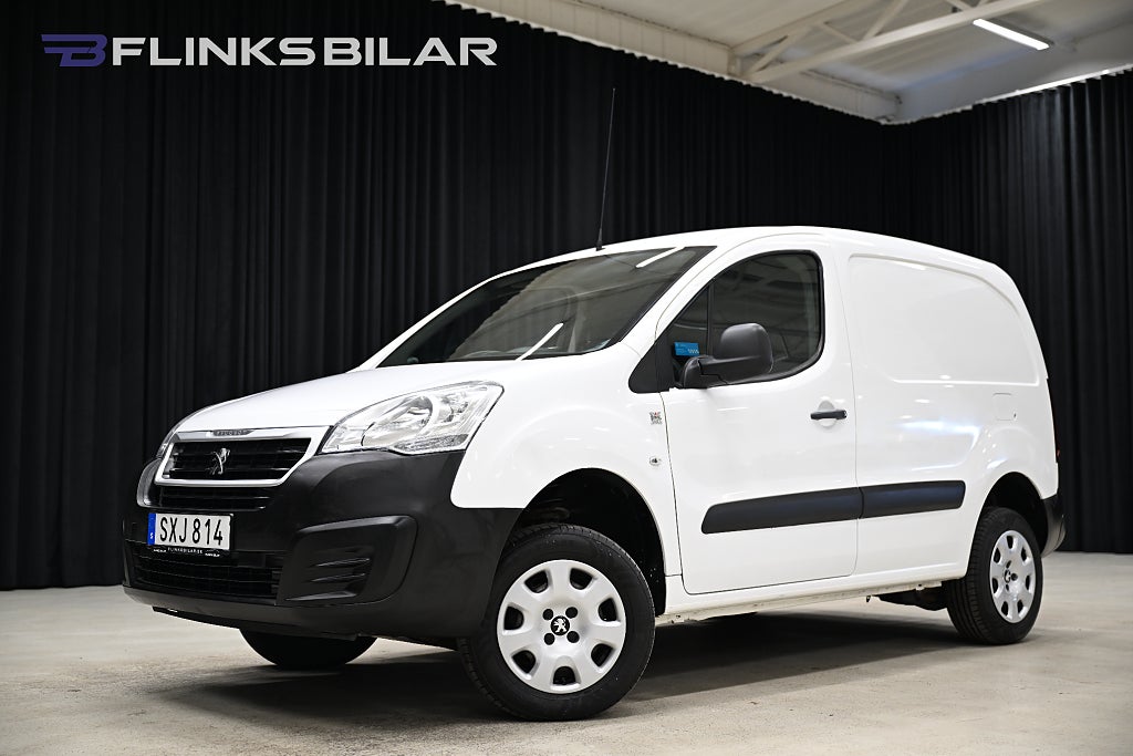 Peugeot Partner 1.6 BlueHDi 4x4 99HK Inredd|Drag|Värmare|EnÄgare|SeUtr!