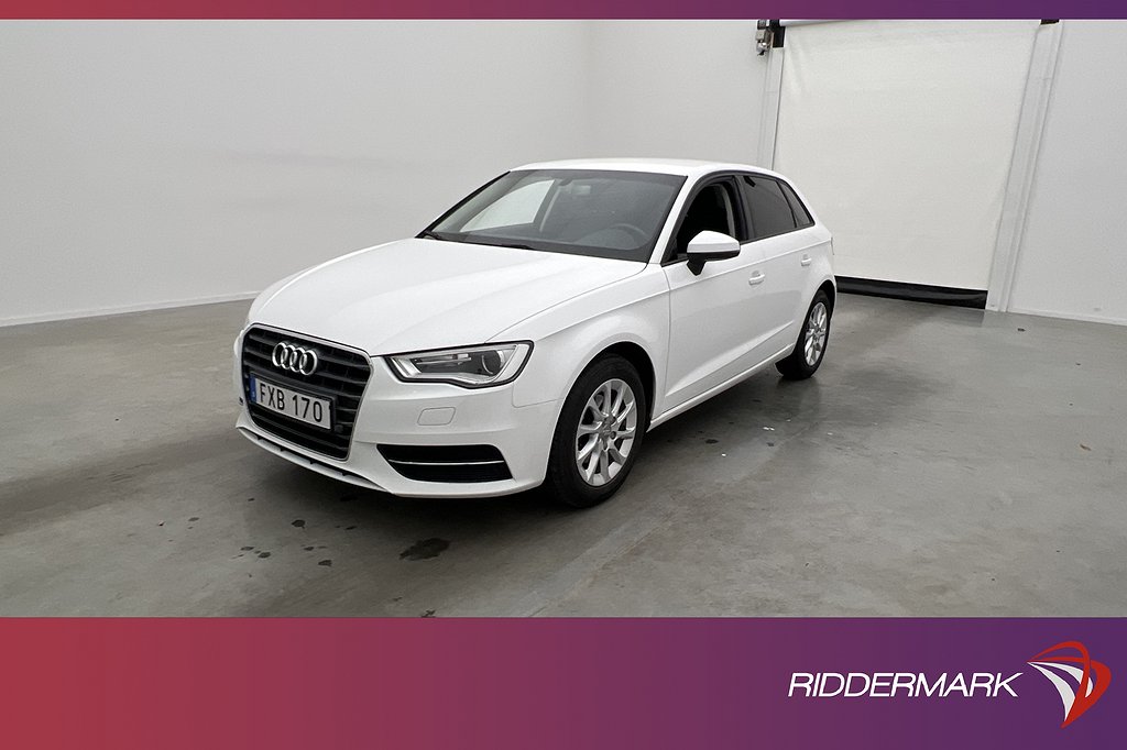 Audi A3 Sportback 1.2 TFSI 110hk Attraction Värmare Sensorer