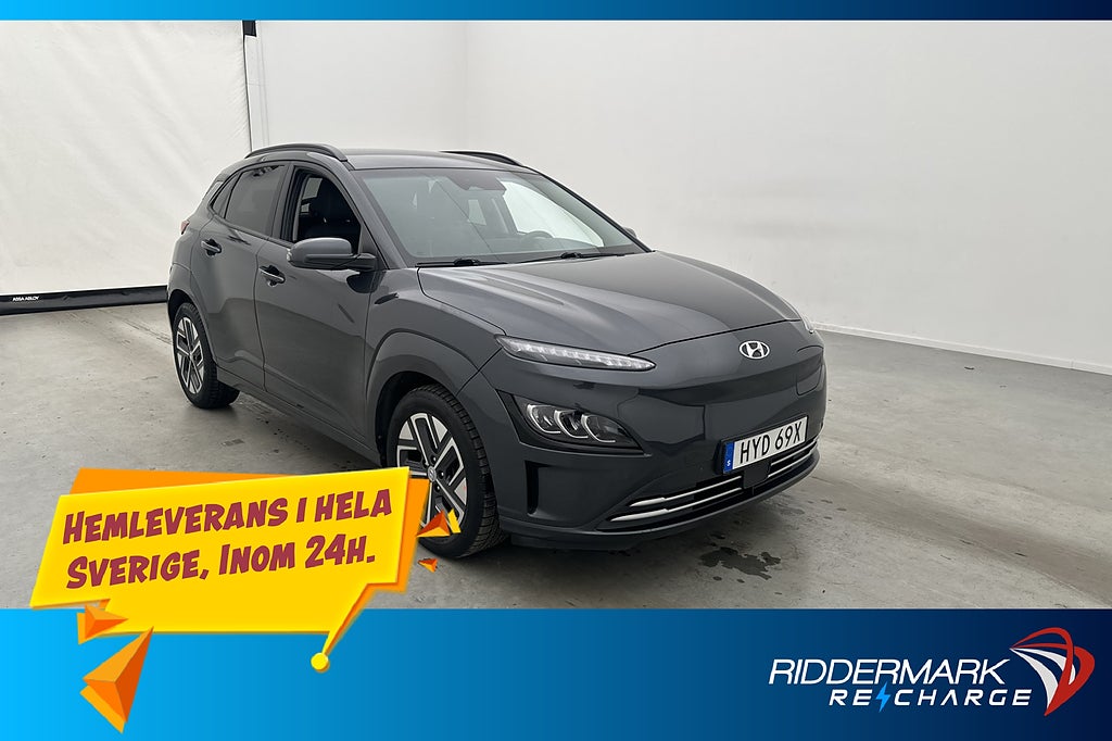 Hyundai Kona 64 kWh Essential Kamera Rattvärme Navi MOMS
