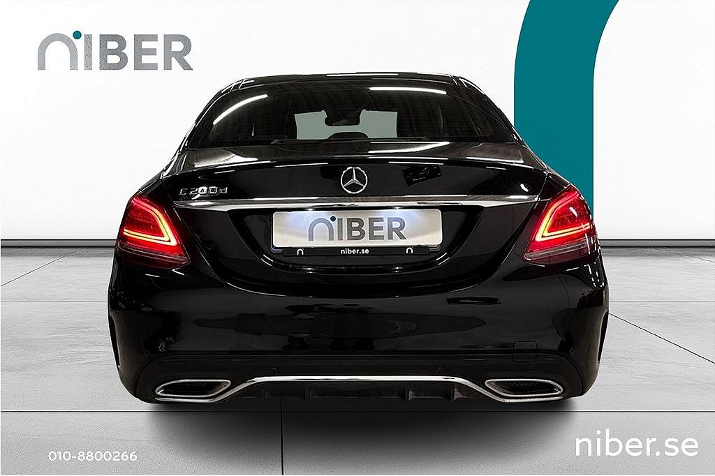Mercedes-Benz C 200d AMG, Adv. paket, Bränslevärmare, Sportstolar, Navi, Kamera