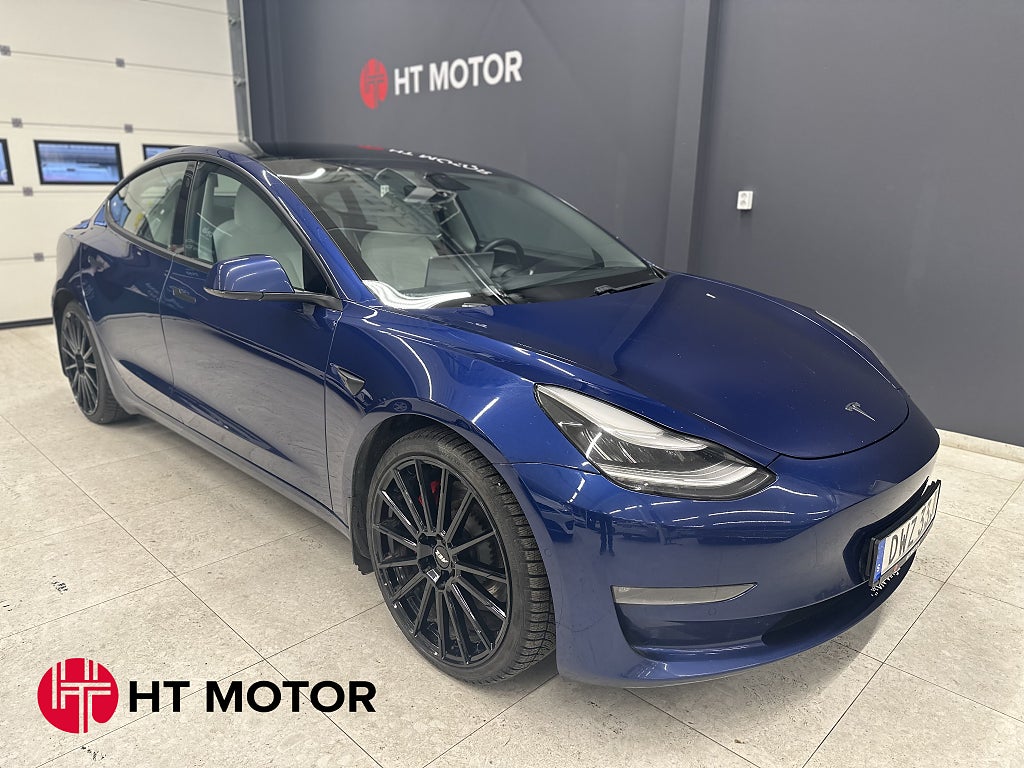 Tesla Model 3 Performance/AWD/513hk/Autopilot SV-Såld