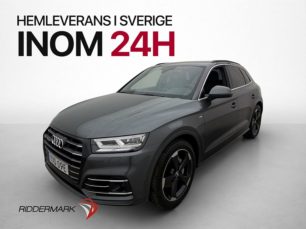 Audi Q5 55 TFSI e Q S Line Luftfjädring Matrix B&O Cockpit