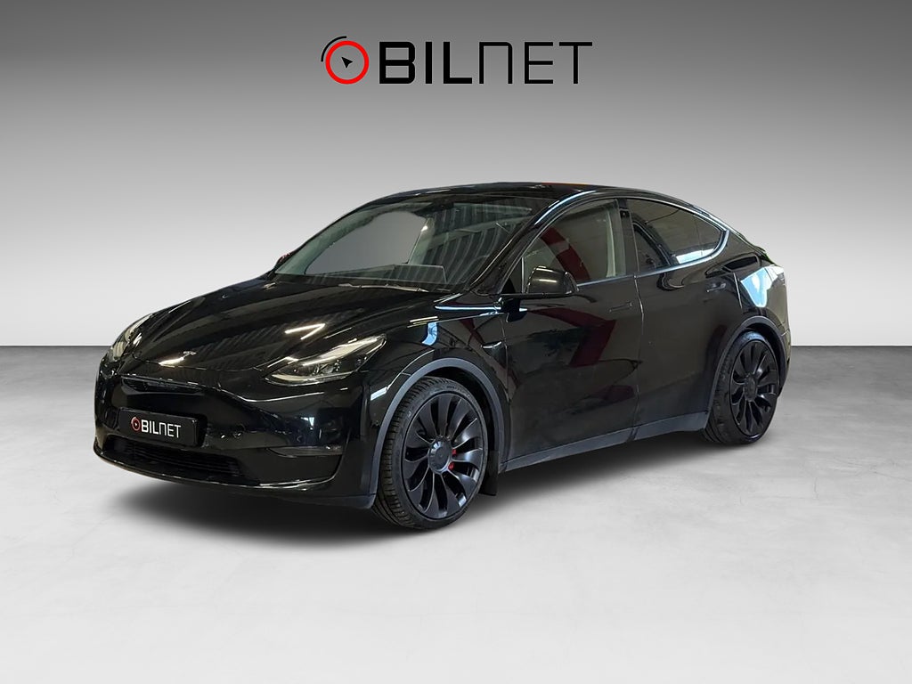 Tesla Model Y Performance 21" Sv-Såld 534hk Moms Svart/Svart