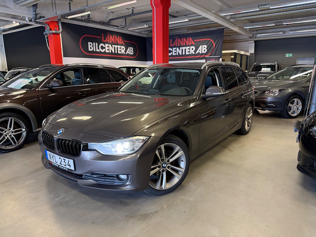BMW 318D xDrive Touring Drag PDC Ny servad Halskinn Låg årsskatt