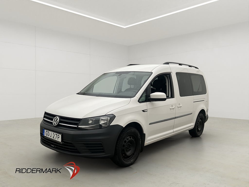 Volkswagen Caddy Maxi Fjärr-Värmare Dragkrok Bluetooth 7-Sit