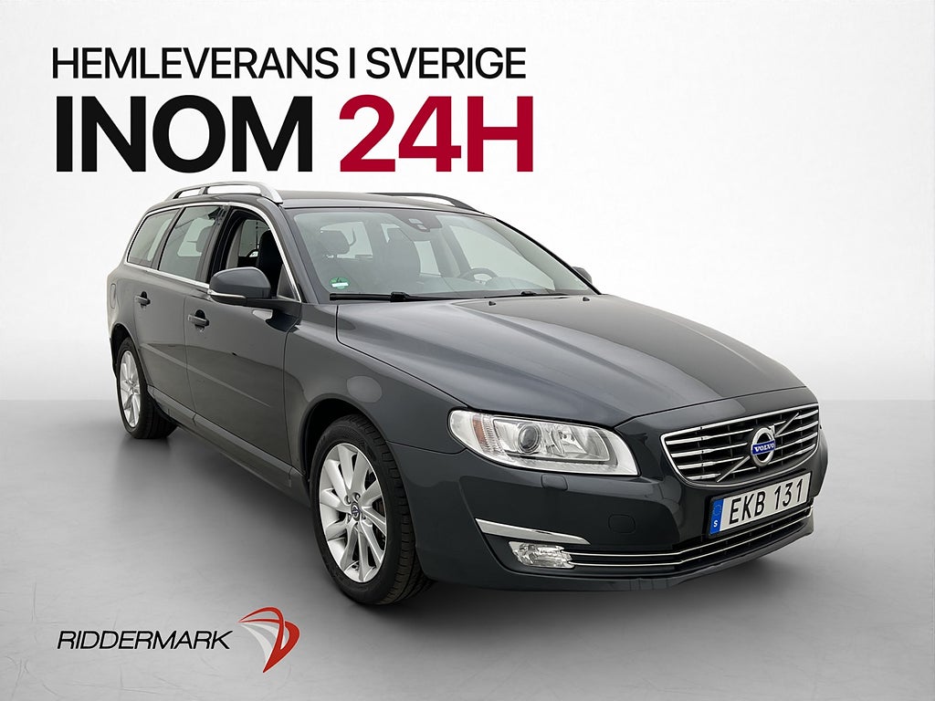 Volvo V70 D4 AWD Summum Värmare Drag Skinn Navi