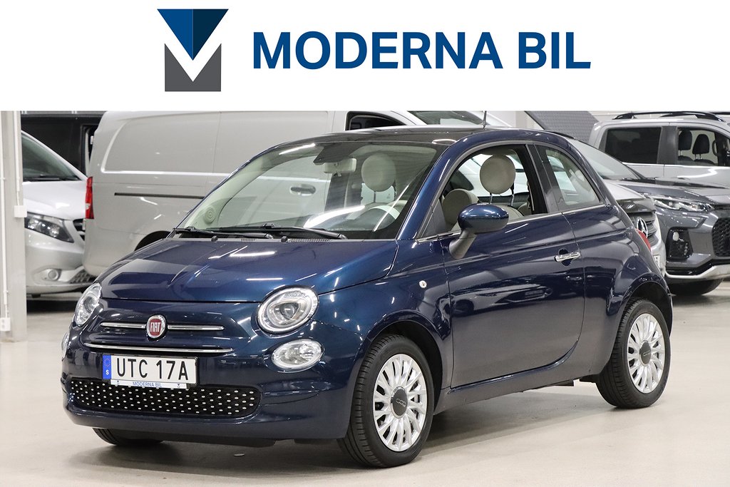 Fiat 500 1.2 8V EURO 6 LOUNGE PANORAMA NYSERVAD