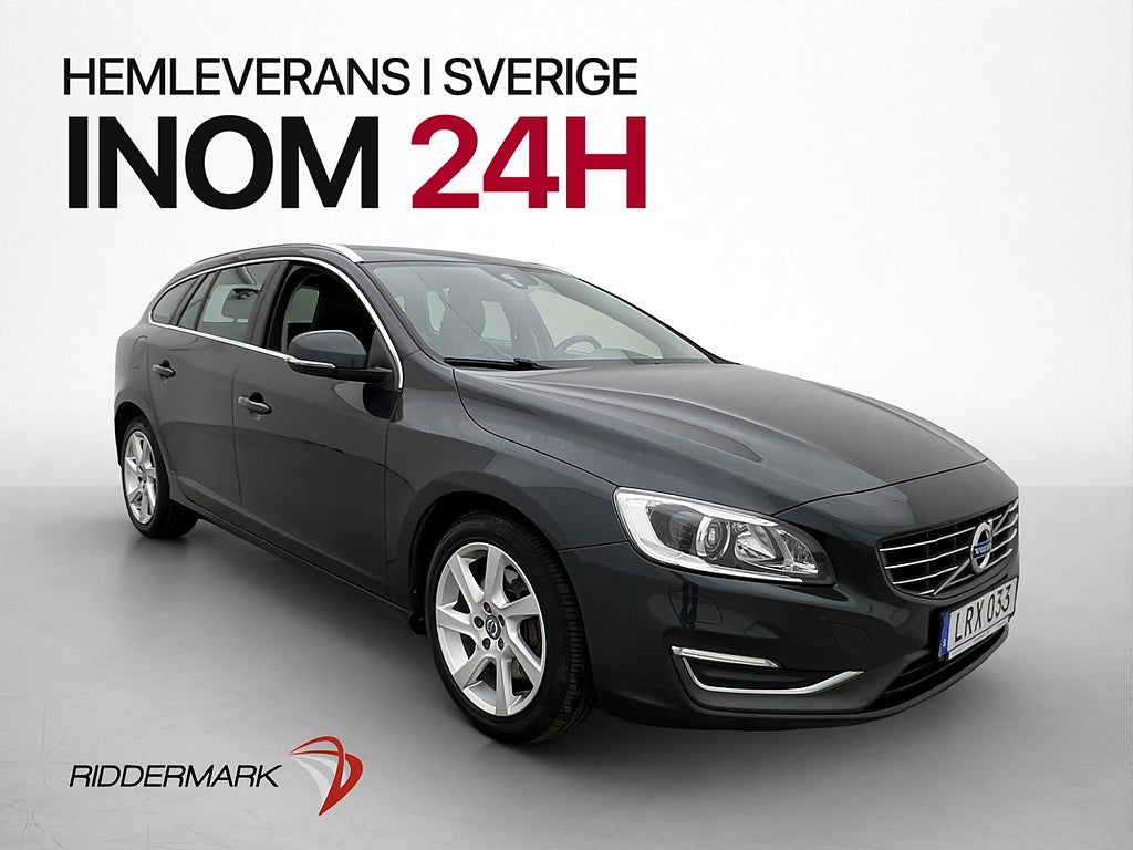 Volvo V60 AWD 181hk Summum Värmare Dragkrok P-Sensorer VOC