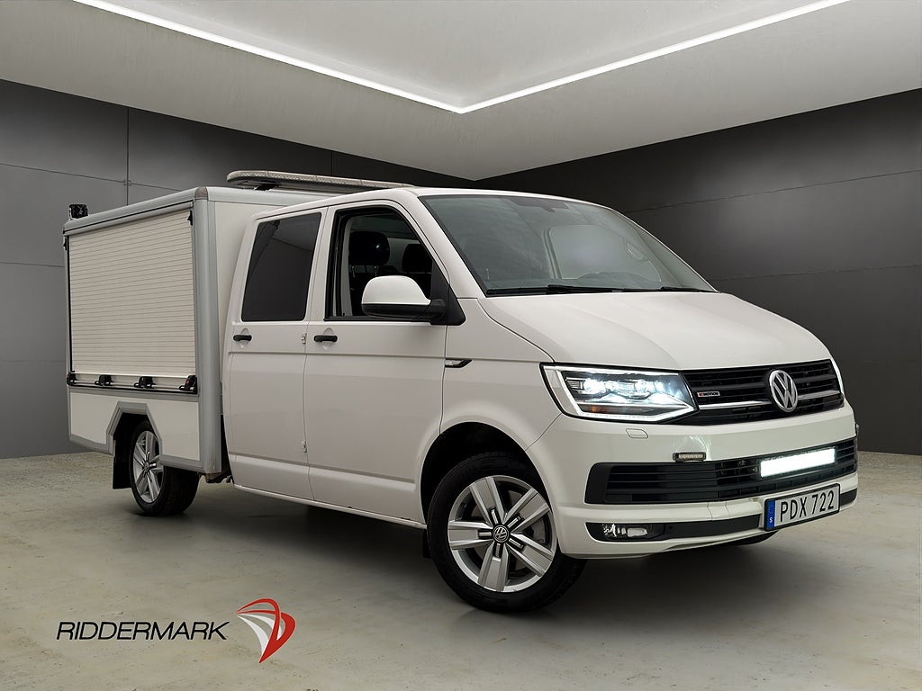 Volkswagen Transporter Dubbelhytt 4M PÅBYGGNAD Drag Moms