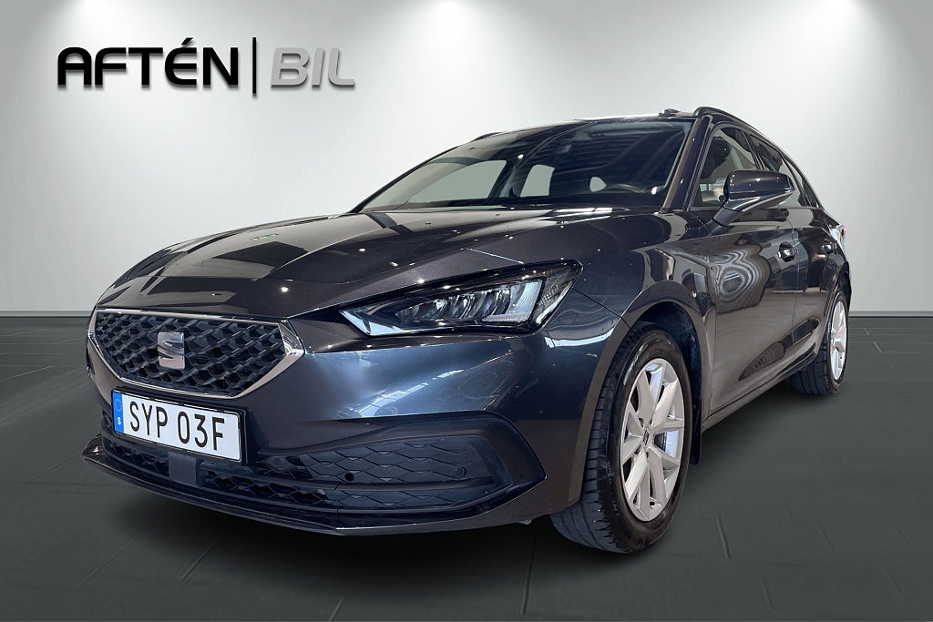 Seat Leon ST 1.5 eTSI | Dragkrok, P-värmare, P-sensorer, Rattvärme 