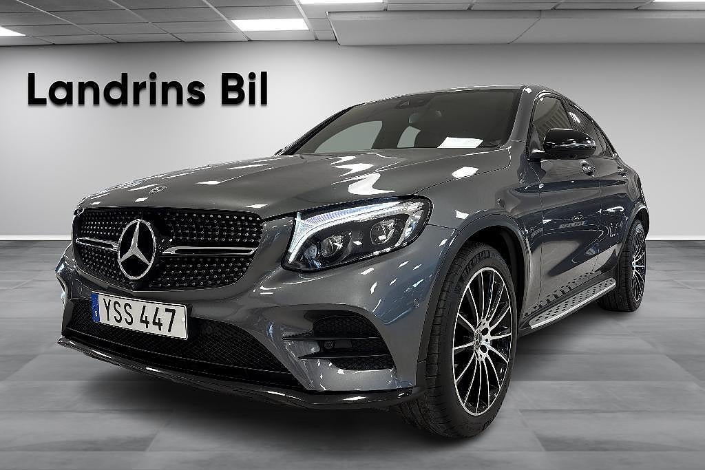 Mercedes-Benz GLC 220 d Coupé 4MATIC AMG Drag Värmare ILS Taklucka