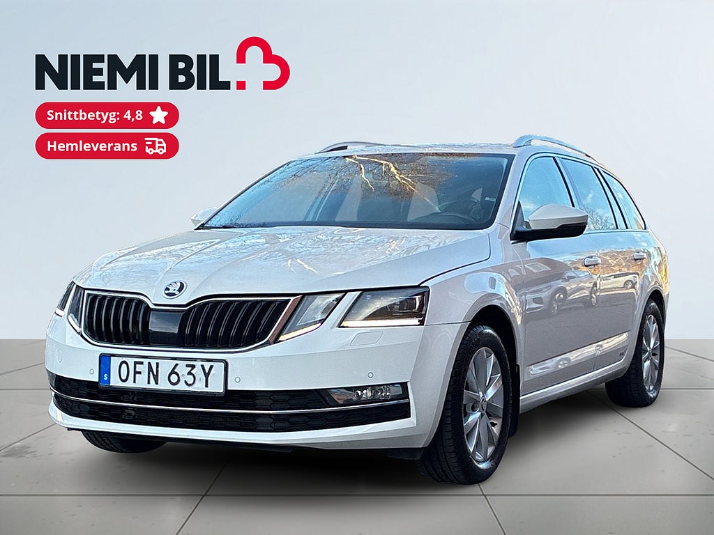 Skoda Octavia Kombi 1.5 TSI SoV-Däck/Kamera/P-sens/Skinn/Lågskatt 