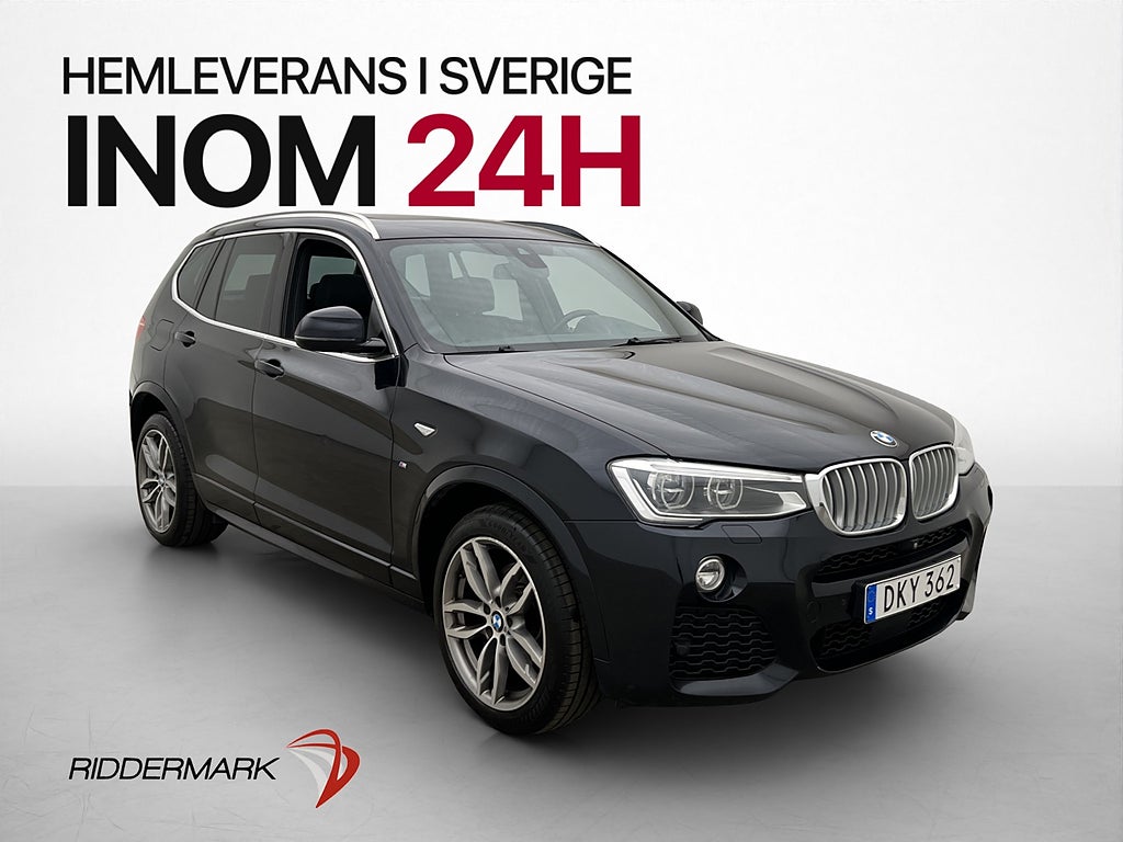 BMW X3 xDrive30d 258hk M Sport Pano H/K Drag Kamera