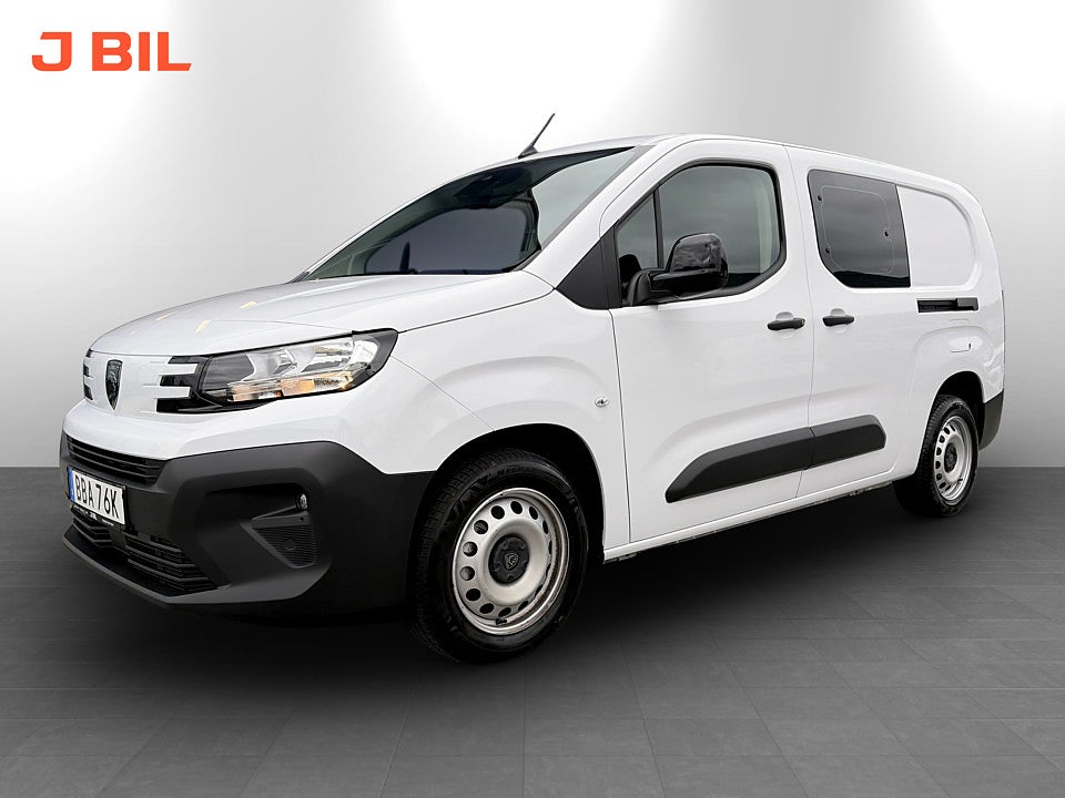 Peugeot Partner Crewcab 1.5 BHDi 130hk Aut L2 5-Sits, Värmare, drag