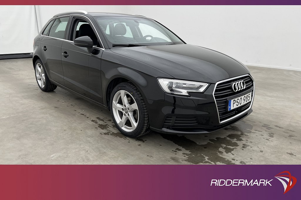 Audi A3 Sportback TDI 110hk Proline Sensorer Drag 0,4l/mil