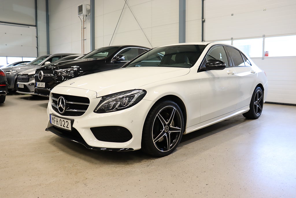 Mercedes-Benz C 220 d 4M 9G AMG Drag D-Värm B-Kamera Burmester 170hk