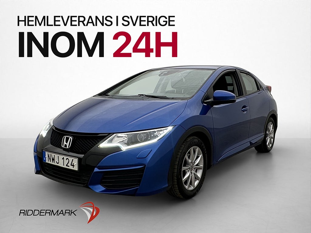 Honda Civic 1.3 i-VTEC Comfort Dragkrok Bluetooth 2-brukare
