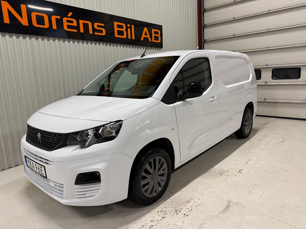 Peugeot Partner 1.5 BlueHDi 100Hk L2 LÅNG MOMS/LEASBAR!! Euro 6