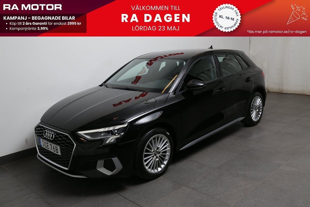 Audi A3 Sportback 35 TFSI S Tronic 150hk Cockpit CarPlay 2021