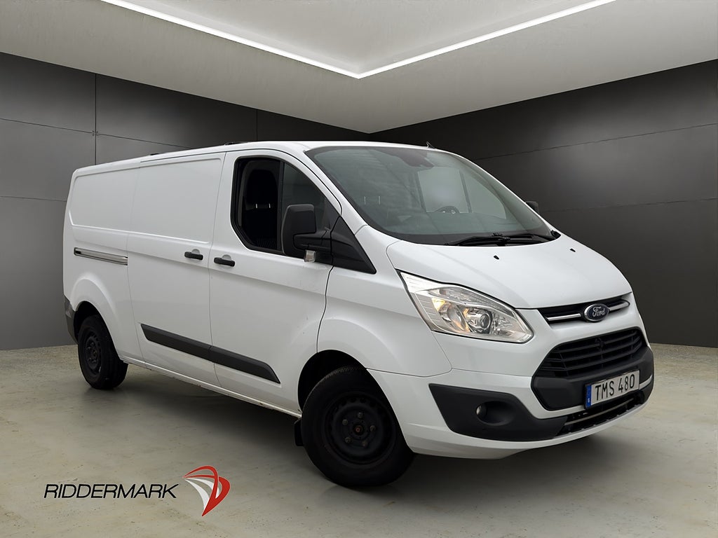 Ford transit-custom LWB 2.0TDCi Värmare PDC Dragkrok 2xDörr