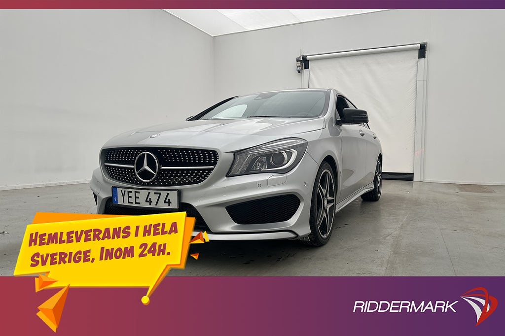 Mercedes-Benz CLA SB 220 d 4M AMG Värmare Kamera Halvskinn