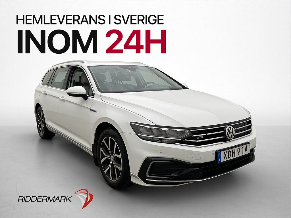 Volkswagen Passat GTE 1.4 TSI 218hk Värm Kamera Drag CarPlay